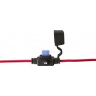 LED BLADE FUSE HOLDERS - MINI TYPE 20A PACK OF 10 EFH120
